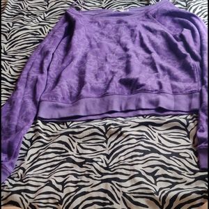 A crop top lace pattern aeropostale sweater